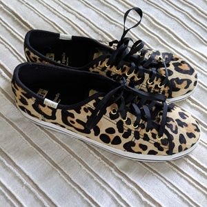 Kate Spade New York leopard print sneakers